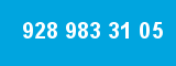 928 983 31 05